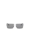 Fendi Geometric Sunglasses In Gray