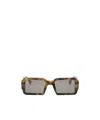 Fendi Geometric Sunglasses In Gray