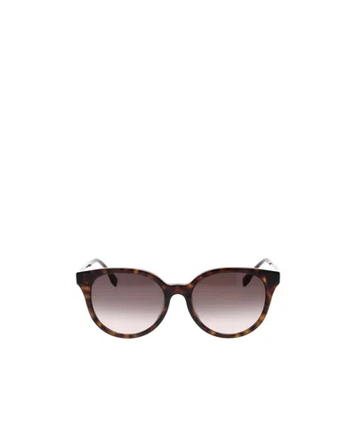 Fendi Geometric Sunglasses In Brown
