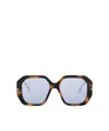 Fendi Geometric Sunglasses In Multi