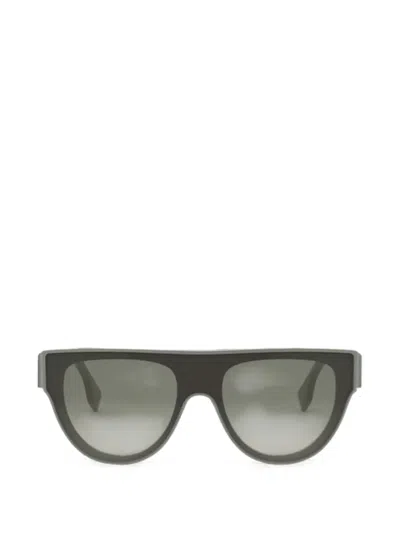 Fendi Geometric-frame Sunglasses In Black
