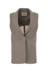 Fendi Wool-blend Tailored Vest In Ash