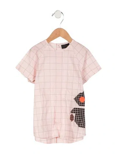 Pre-owned Fendi Babies' Girls' Blouse In Pink