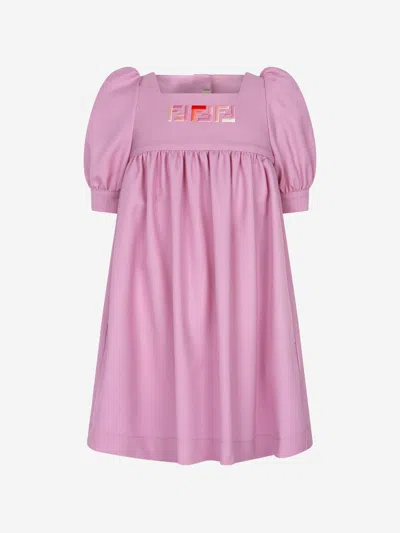 Fendi Kids' Girls Dress 8 Yrs Pink