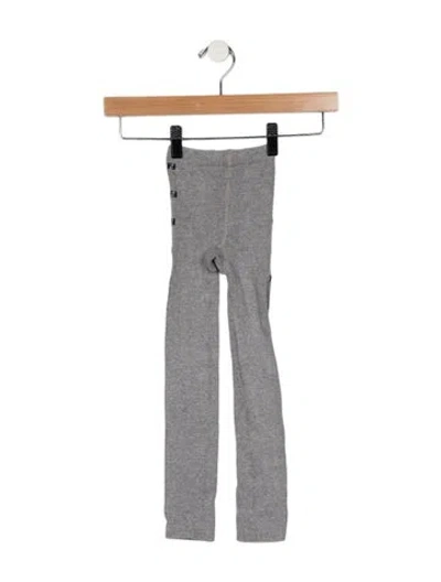 Pre-owned Fendi Babies'  Girls Leggings In Gray