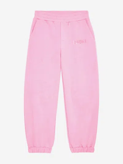Fendi Babies'  Girls Logo Joggers In Pink