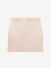 Fendi Girls Wool Knit Skirt 8 Yrs Pink In Pink