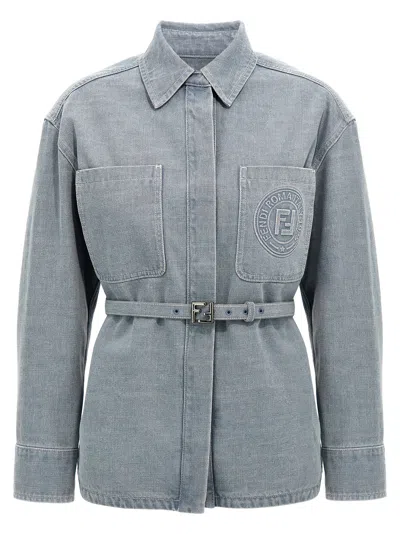 Fendi Blue Denim Go-to Jacket