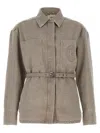 Fendi Women Cappuccino Denim Go-to Jacket