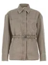 Fendi Women Cappuccino Denim Go-to Jacket
