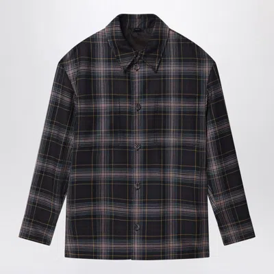 FENDI FENDI  GO-TO JACKET TARTAN BROWN