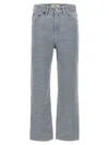 Fendi Versatile Denim Trousers With Belt Loops