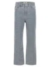 Fendi Versatile Denim Trousers With Belt Loops