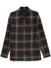 Fendi Go To Jacket Tartan In Multi