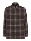 Fendi Single-breasted Go-to Jacket In Purple