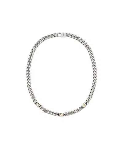 Fendi Gold And Silver-colored Necklace