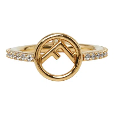 Pre-owned Fendi Gold Band Ring ()