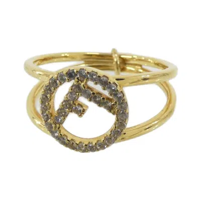 Pre-owned Fendi Gold Band Ring ()