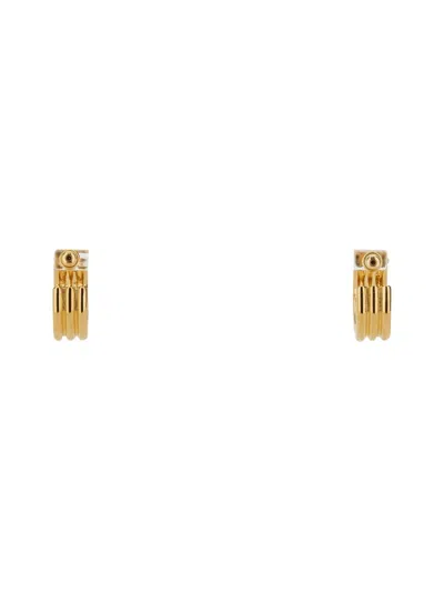 Fendi Gold Bronze Earrings