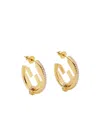 Fendi Gold-colored Earrings In Gold