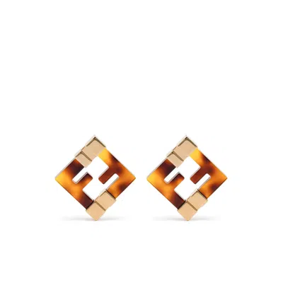 FENDI FENDI GOLD EARRINGS WOMEN