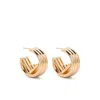 Fendi Gold Earrings Women In Gold