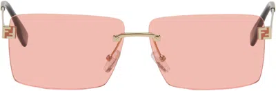 Fendi Gold '' Sky Sunglasses