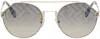 Fendi Gold  Sky Sunglasses In Gold / Gradient Brow