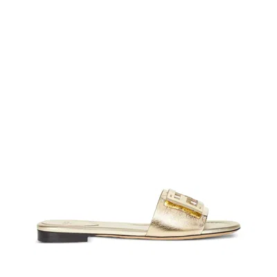 Fendi Gold Flip-flops & Slides Women