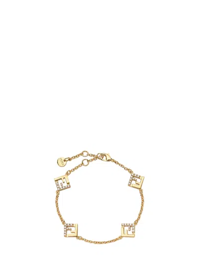 Fendi Gold Metal  Forever Bracelet