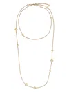 Fendi Adjustable Chain Link Necklace In Gold