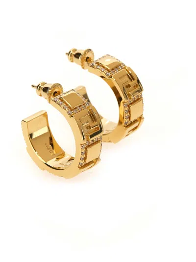 Fendi Golden Iconic Earrings