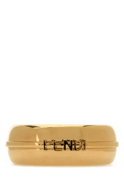 FENDI GOLDEN LOGO BRACELET