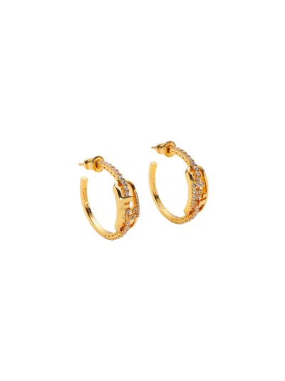 Fendi Golden Olock Earrings