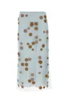 Fendi Tulle Skirt With All-over Macro Polka-dot Motif