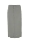 Fendi Light Grey Mohair Blend Skirt