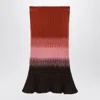 Fendi Gradient Knit Flared Skirt In Multi