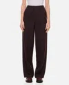 Fendi Wool Trousers In Viola