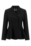 Fendi 'grain De Poudre' Blazer In Black