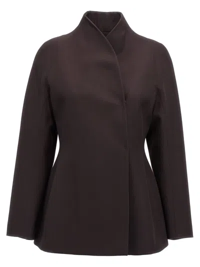Fendi Grain De Poudre Jacket Blazer And Suits In Purple