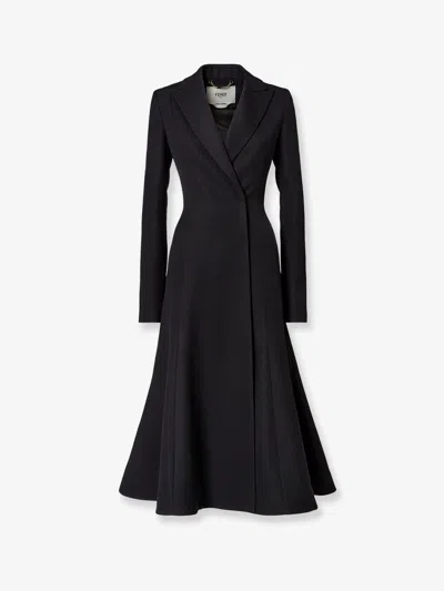 FENDI GRAIN DE POUDRE OVERCOAT