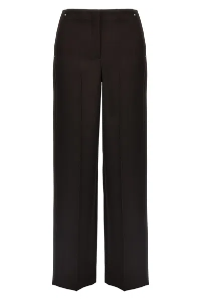 Fendi Grain De Poudre Pants In Purple