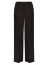 Fendi Grain De Poudre Pants In Black