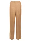 Fendi Tailored Trousers With Pockets And Crease In Brown