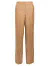 Fendi Tailored Trousers With Pockets And Crease In Brown