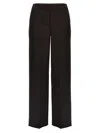 Fendi Wool Trousers In Purple