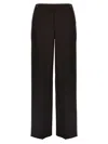 Fendi Wool Trousers In Purple