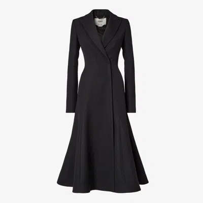 Fendi Grain De Poudre Wool Jacket In Black