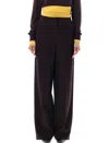 Fendi Grain De Poudre Wool Trousers