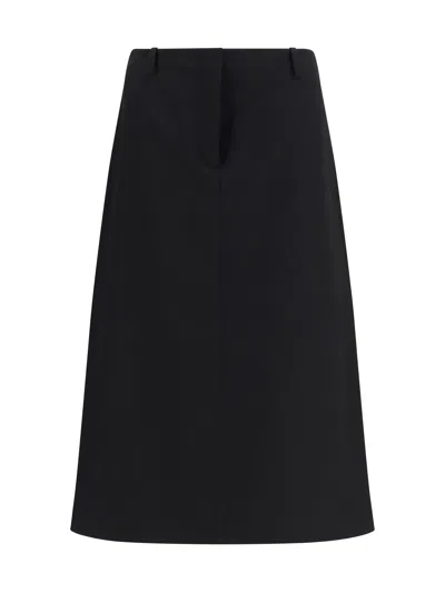 Fendi Grain Skirt In Animal Print